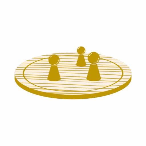 Ein Aufstellungsbrett als Symbol für Systemische Aufstellungsarbeit